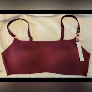 Victoria Secret Freedom Cloud Bra, Burgandy, Size XL.